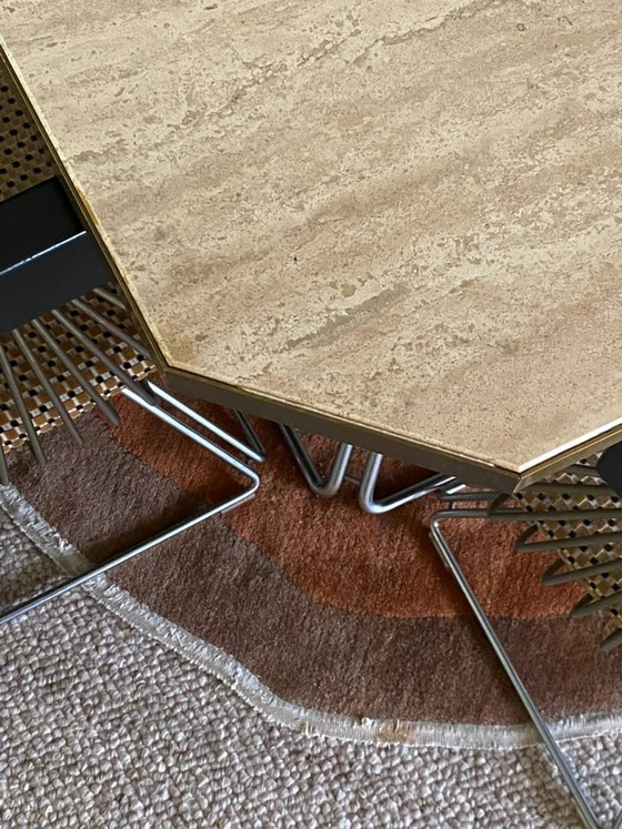 Image 1 of Rudi Verelst dining table with 4 chairs