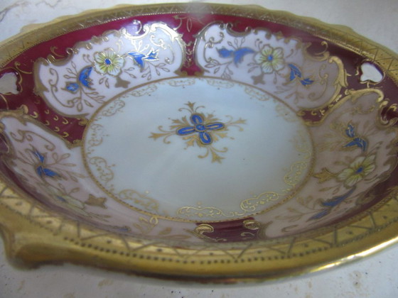 Decoratieve schaal, rood en goud, Schalen, Keramiek, Klassiek (foto 10 van 12)