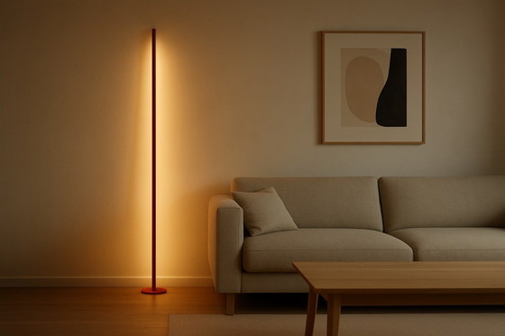 Image 1 of Gica Contra Floor Lamp Red
