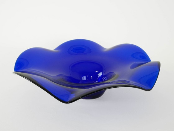 Image 1 of Cobalt platter, Danish design, 1970s, made in Denmark