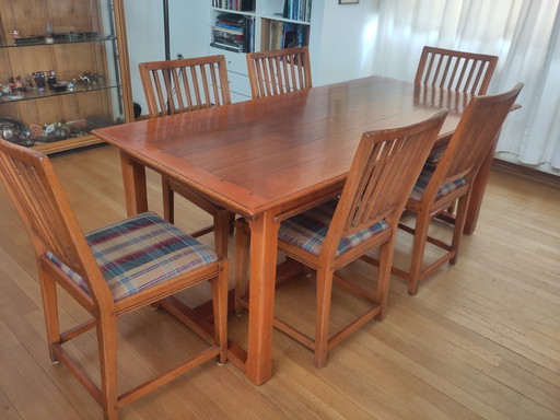 Schuitema Eetkamer Set – eetkamerset, Wood, Textile