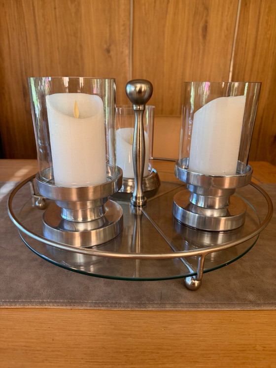 Riviera Maison Woldingham Cake Stand - etagère - – Rivièra Maison, Tafelaccessoires, IJzer, Glas (photo 5 of 12)