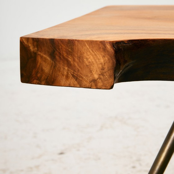 Image 1 of MK11231 Tavolino in tronchi lavorato a mano