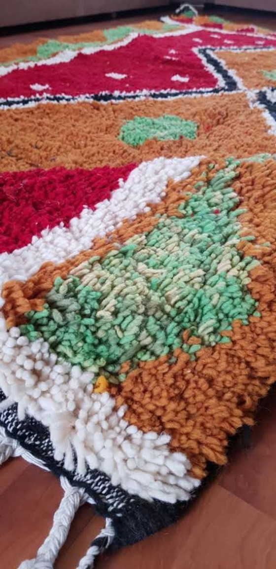 Image 1 of Handgeknoopt Berber kleed wol 241x161cm