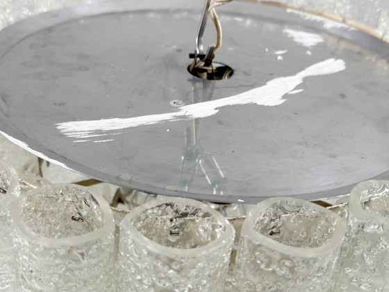 Image 1 of Mid - Century ceiling lamp/chandelier by Doria Leuchten, Germany, 1970s