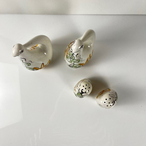 Image 1 of Juego de aceite, vinagre, sal y pimienta - Italia, años 50, MCM