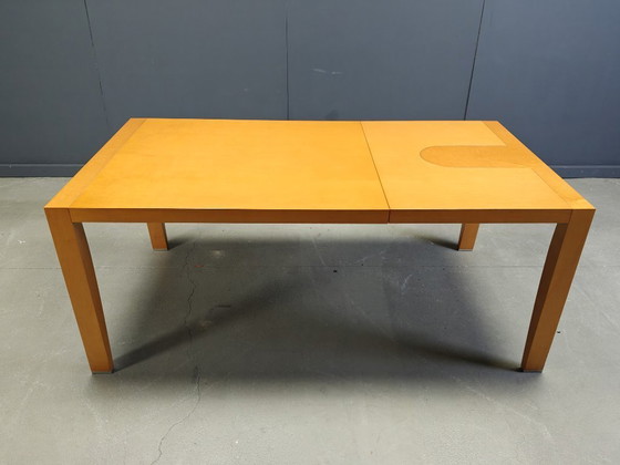 Image 1 of Table de salle à manger extensible de Chi Wing Lo pour Giorgetti, Italie