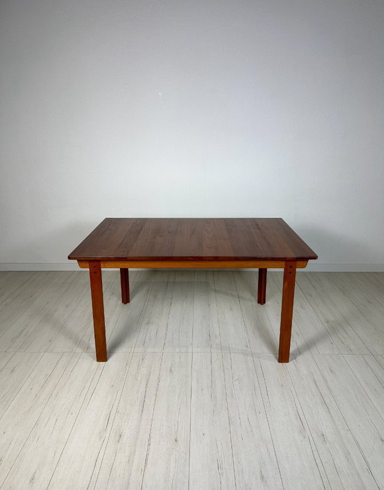 Tavolo da pranzo allungabile vintage svedese in teak anni '60 di Nils Jonsson per Hugo Troeds (photo 2 of 12)