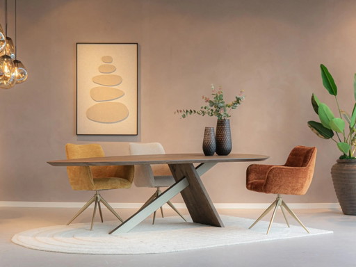 Massimo (set van 3) – RT Design, eetkamerset, Metal, Modern
