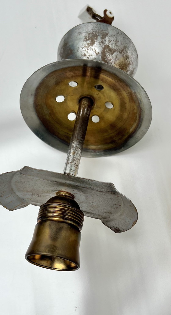 Image 1 of Plafonnier Art déco avec décor fumé (env. années 1930)