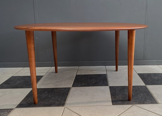 Image 1 of Tavolino scandinavo moderno Mid-Century in teak di Hvidt & Mølgaard Nielsen per France e Søn.