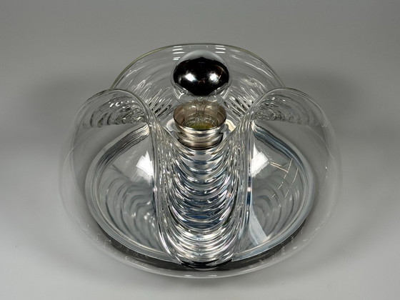 Image 1 of Lampada da parete o da soffitto "Wave" degli anni '60/'70 di Koch & Lowy per Peill & Putzler