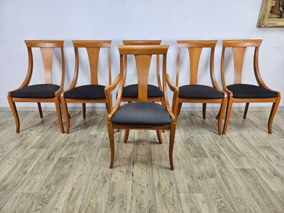 Chaises Gondola vintage de Pietro Costantini, années 1980, Lot de 6 – Fauteuils de relaxation (photo 3 of 15)