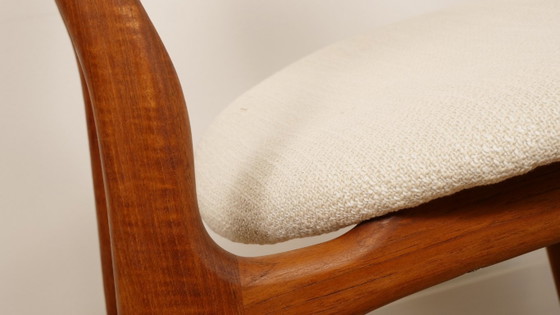 Image 1 of 4 x dining chair | Teak | Newly upholstered