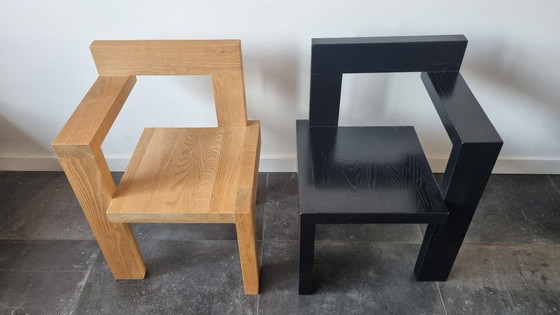 Image 1 of set STELTMAN stoelen geïnspireerd op oorspronkelijke ontwerp