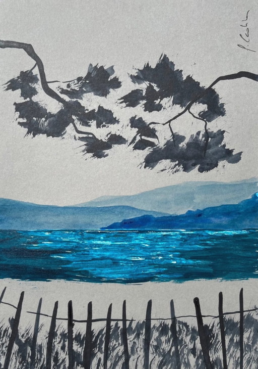 Artist's sketch 21x15cm