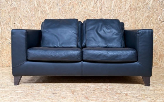 Image 1 of Machalke Design Bank Van Leer Model Pablo zwart