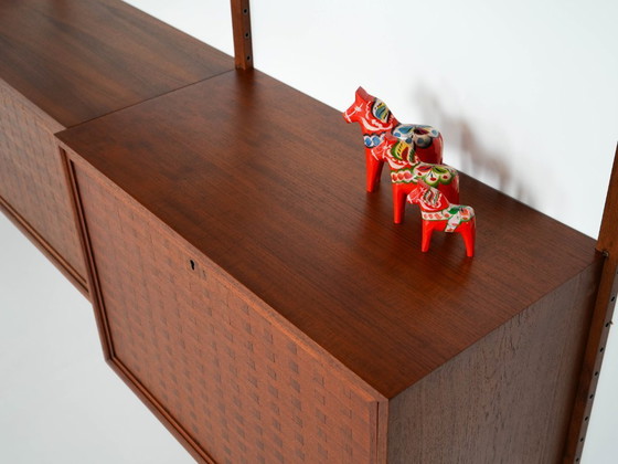 Image 1 of Teakholz-Regal, dänisches Design, 1960er Jahre, Designer: Poul Cadovius