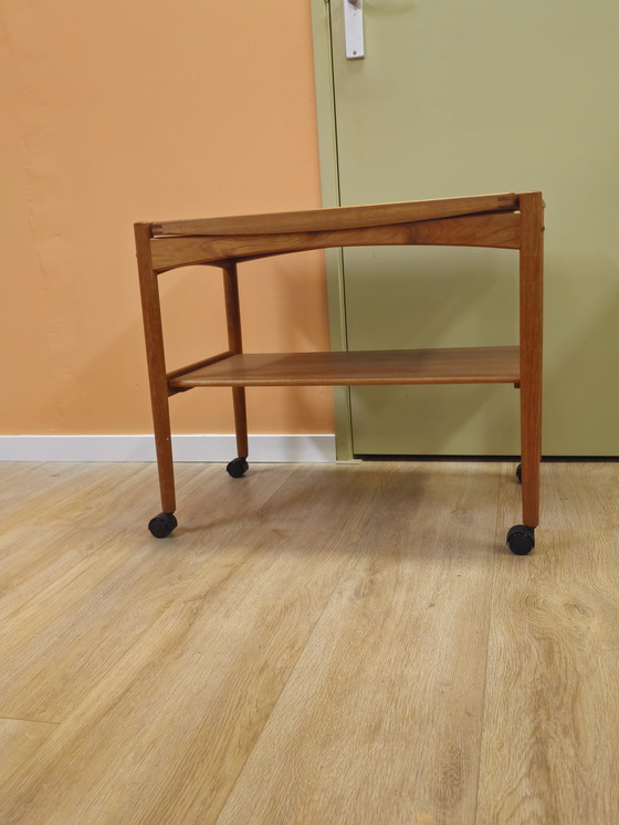 Image 1 of Vintage Poul Hundevad Serving Trolley Drinks Cart