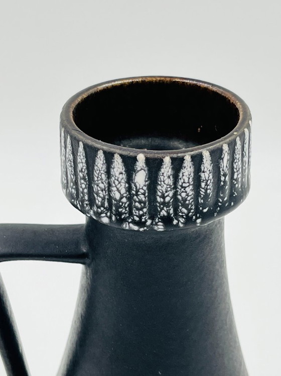 Image 1 of Schlossberg Isle Stephan black and red vintage vase