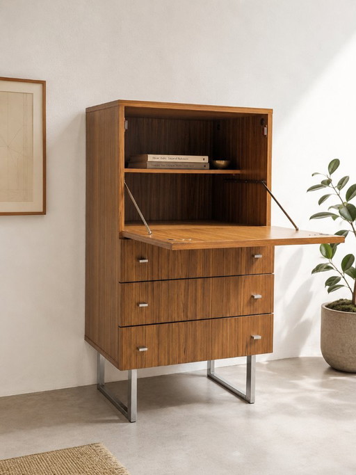 Vintage Meurop barkast/secretair bureau – jaren 60 – drankenkasten, Wood