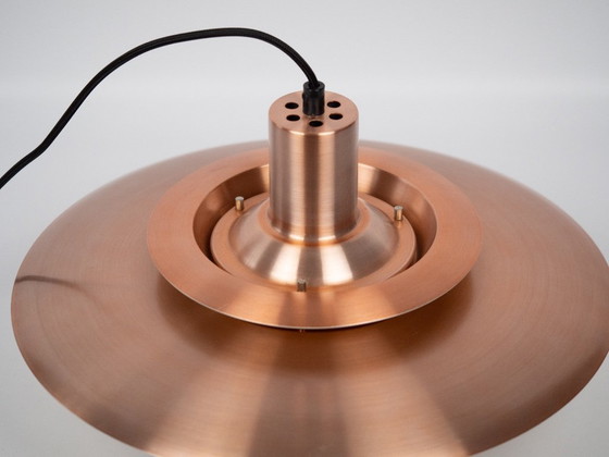 Image 1 of Danish vintage copper pendant lamp from 1980s