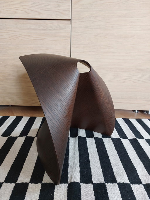 Tabouret Lapalma AP modèle S51 Tabouret en bois multiplex chêne foncé