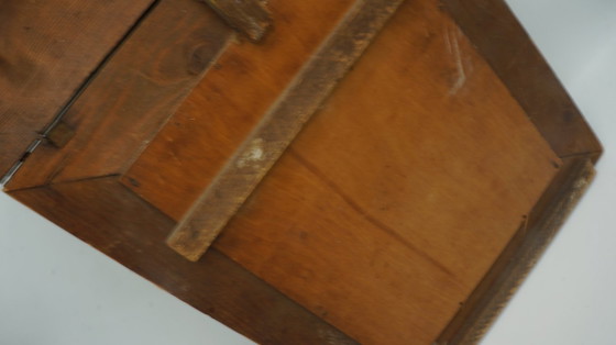 Image 1 of Niederländischer antiker, verzierter Messing-Galeriespiegel, Bürsten, Wandglas, Kupferschrank