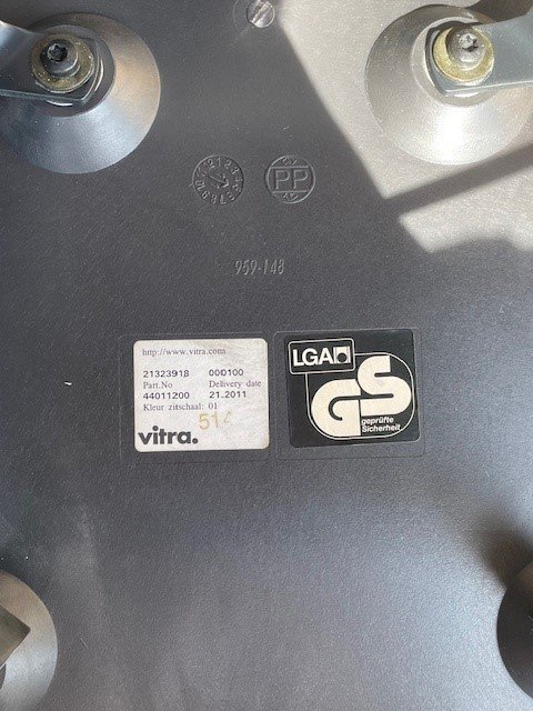 Image 1 of 2x Vitra Eames DAW