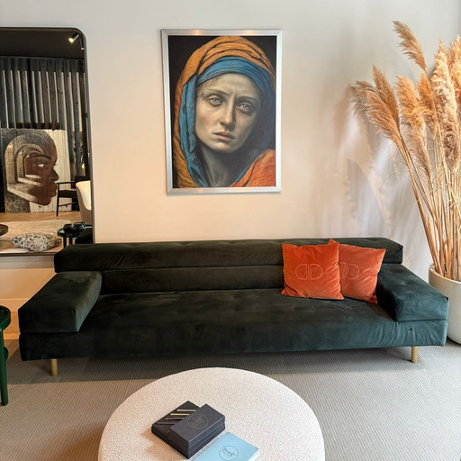 Divano Daytona Lifestyle a 4 posti (verde scuro)