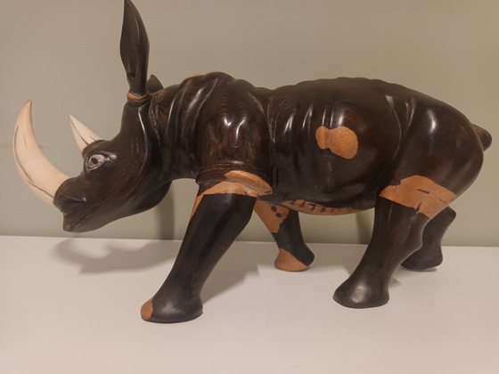Ebbenhouten Neushoorn – Decoratieve objecten, Wood (photo 3 of 13)