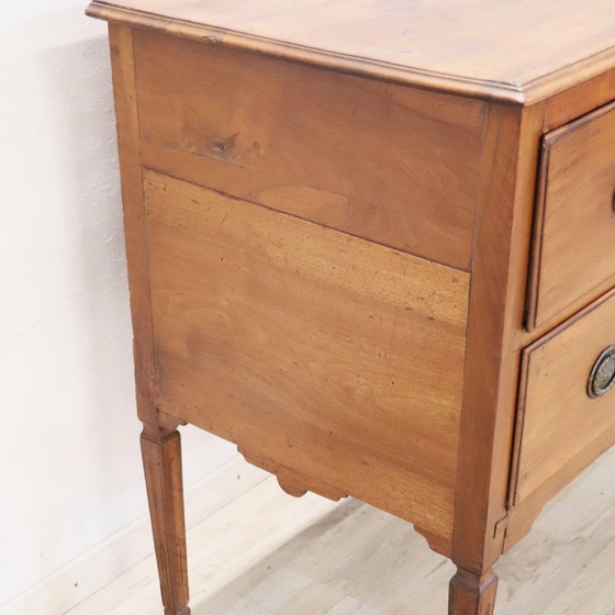 Image 1 of Commode ancienne de l'époque Louis XVI, Italie, XVIIIe siècle