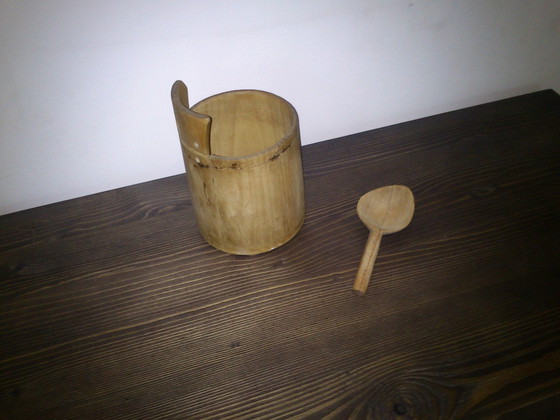 Antieke Meelton – Keukenaccessoires, Hout (photo 5 of 6)