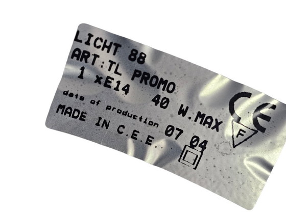 Image 1 of Licht '88 - Dutch design - table lamp - Murano glass - 80s