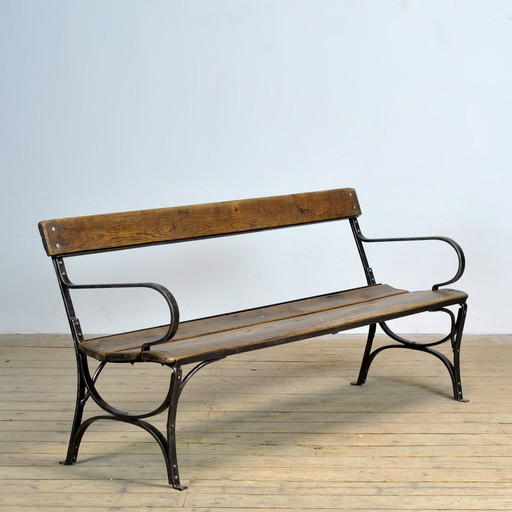 Riveted Iron Park Bench, 1920’s