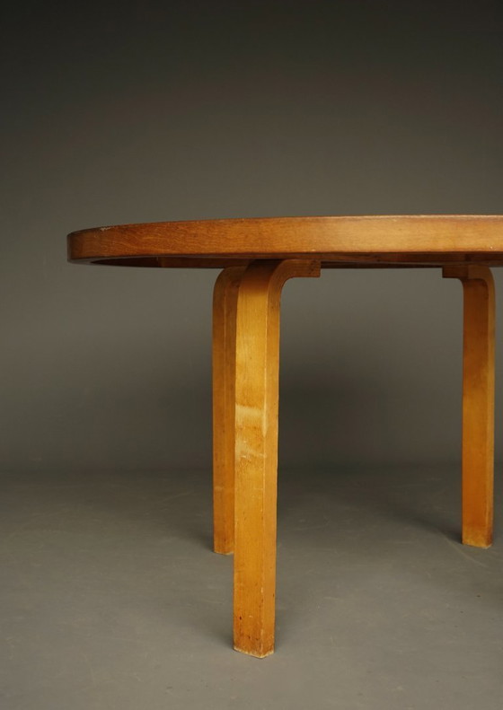 Image 1 of  L-leg Dining Table Model 91 by Alvar Aalto for Artek Finland, 1940s