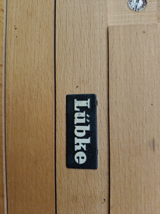 Tavolo da pranzo design vintage Lubke con 4 prolunghe – Tavoli da pranzo, Legno (photo 15 of 15)
