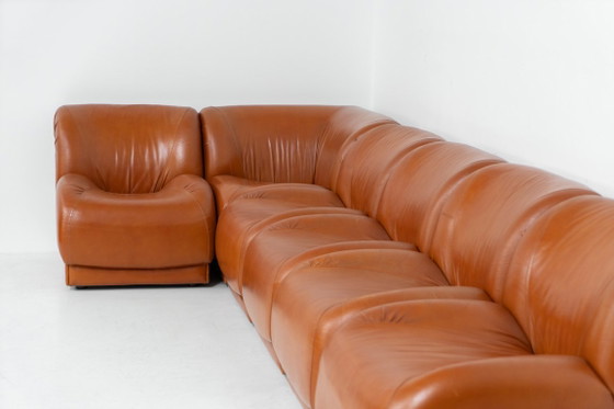 Modular Sofa by Doimo Salotti (Italy, 1970s). – Leather, Vintage (photo 6 of 24)