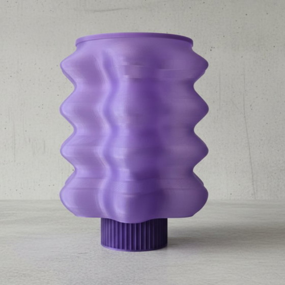Image 1 of Purple Design Table Lamp – Modern Ambient Light