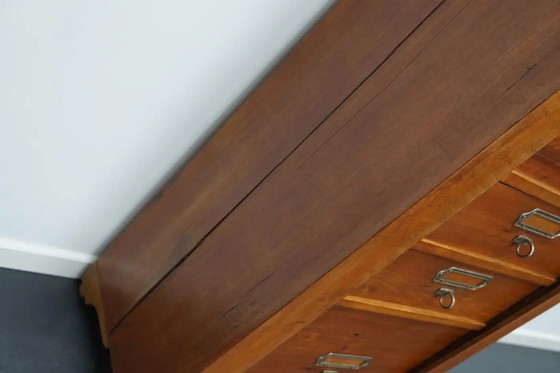 Image 1 of Französischer Aktenschrank oder Kommode aus Mahagoni, 1930er