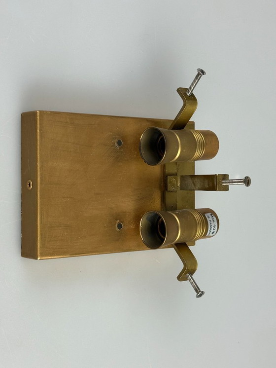 Image 1 of 60s 70s ice glass wall lamp Aplique de J.T. Kalmar Austria Design