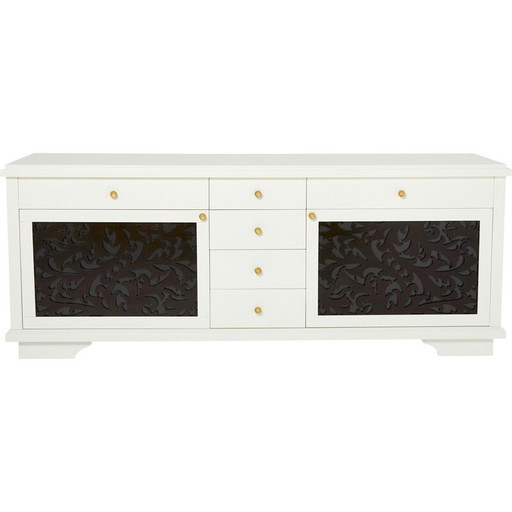 Vintage Moucharabieh houten dressoir van Garouste en Bonetti voor Christian Lacroix, 1987
