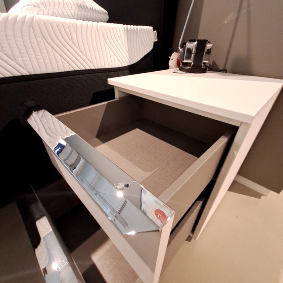 Image 1 of Nolte Consuelo 700 bedside table 2 drawers polar white