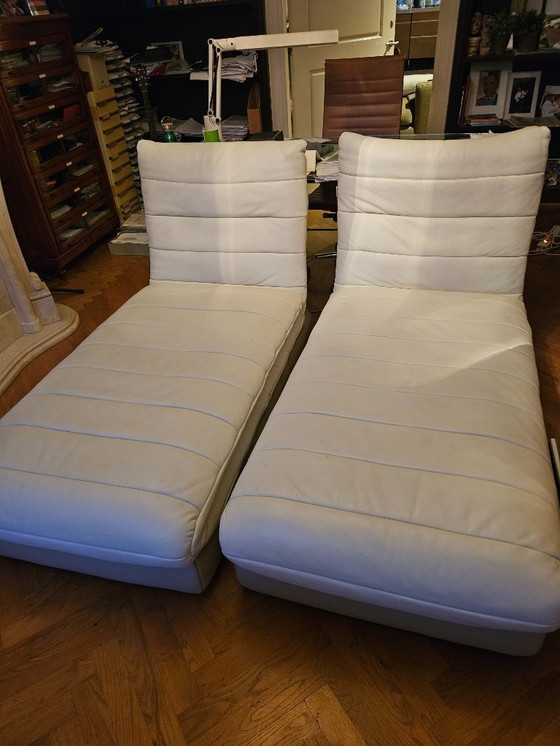 Image 1 of Chateau D'ax Weiße Ledersofa-Kollektion