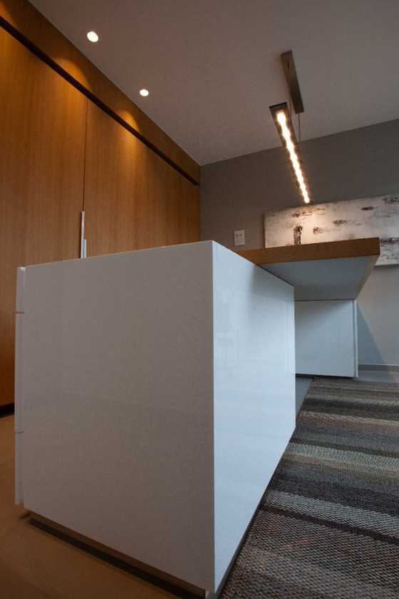 Image 1 of Designer desk, double workstation with integrated storage