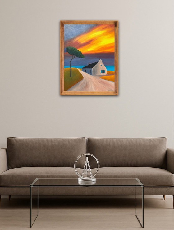 Image 1 of Öl auf Leinwandrahmen 61x46cm.