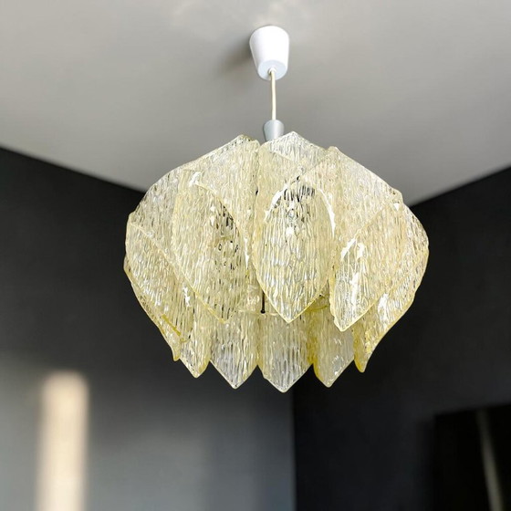 Duitse transparant acrylglas hanglamp van mij Marbach Leuchten, jaren 60 – Marbach Leutchen, Hanglampen (photo 4 of 12)