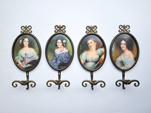 Victorian Baroque coat rack hooks