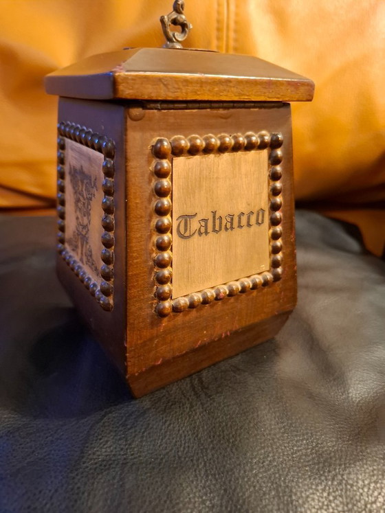 Image 1 of Mid-Century Italian Mechanical Cigarette Box / Humidor – 800 Solid Silver & Wood, Firenze c. 1950