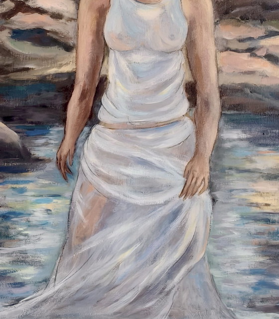 Image 1 of Acrylic painting "The Reflection in the Water"